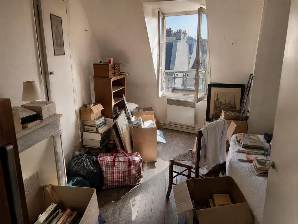 Débarras d’une chambre de bonne à Paris
