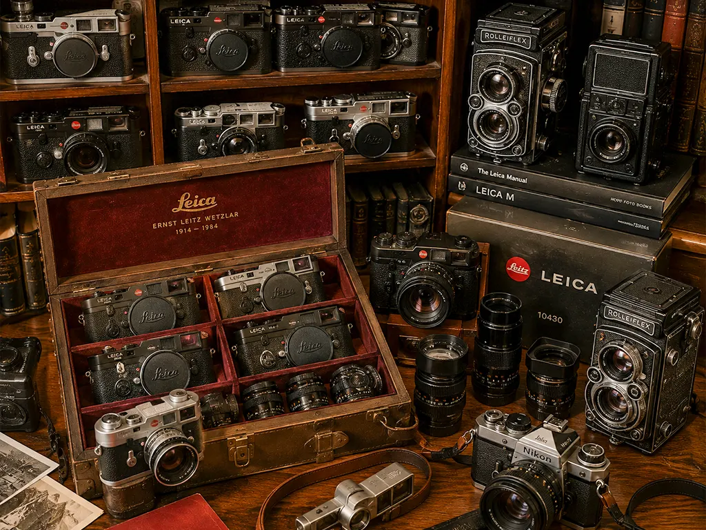 Collection d’appareils photo anciens