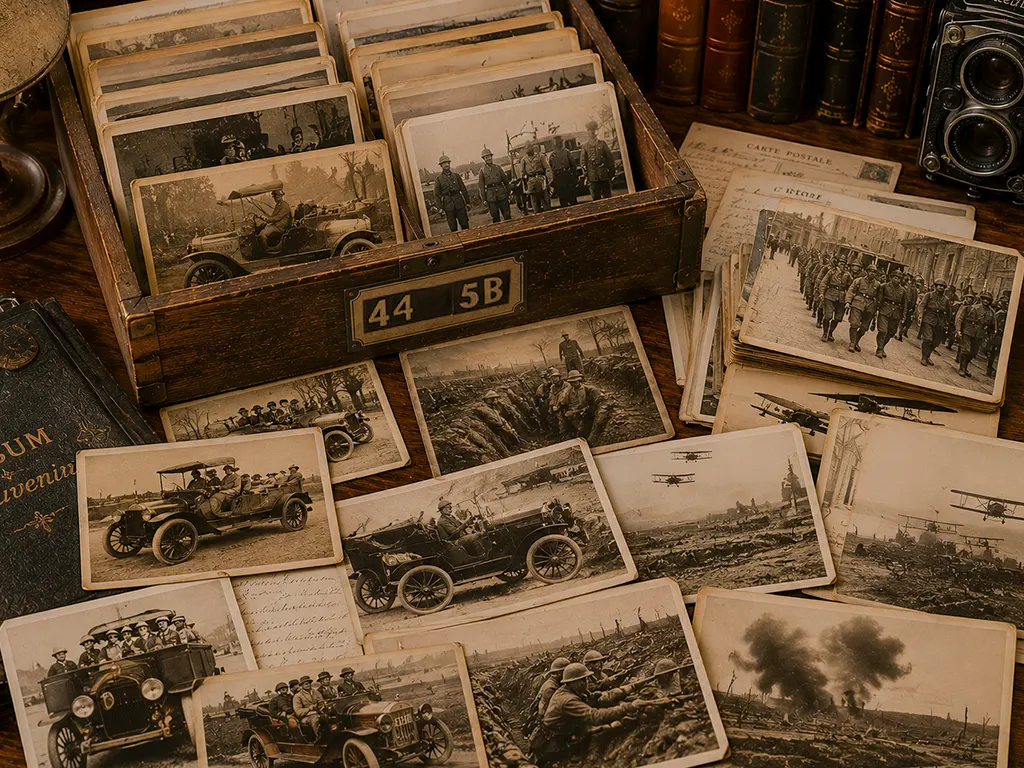 Collection de cartes postales et photographies anciennes