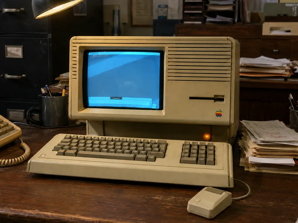 Ordinateur ancien et matériel informatique de collection